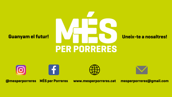MÉS PER PORRERES: JA FA UN ANY QUE COMENÇÀ EL CANVI!